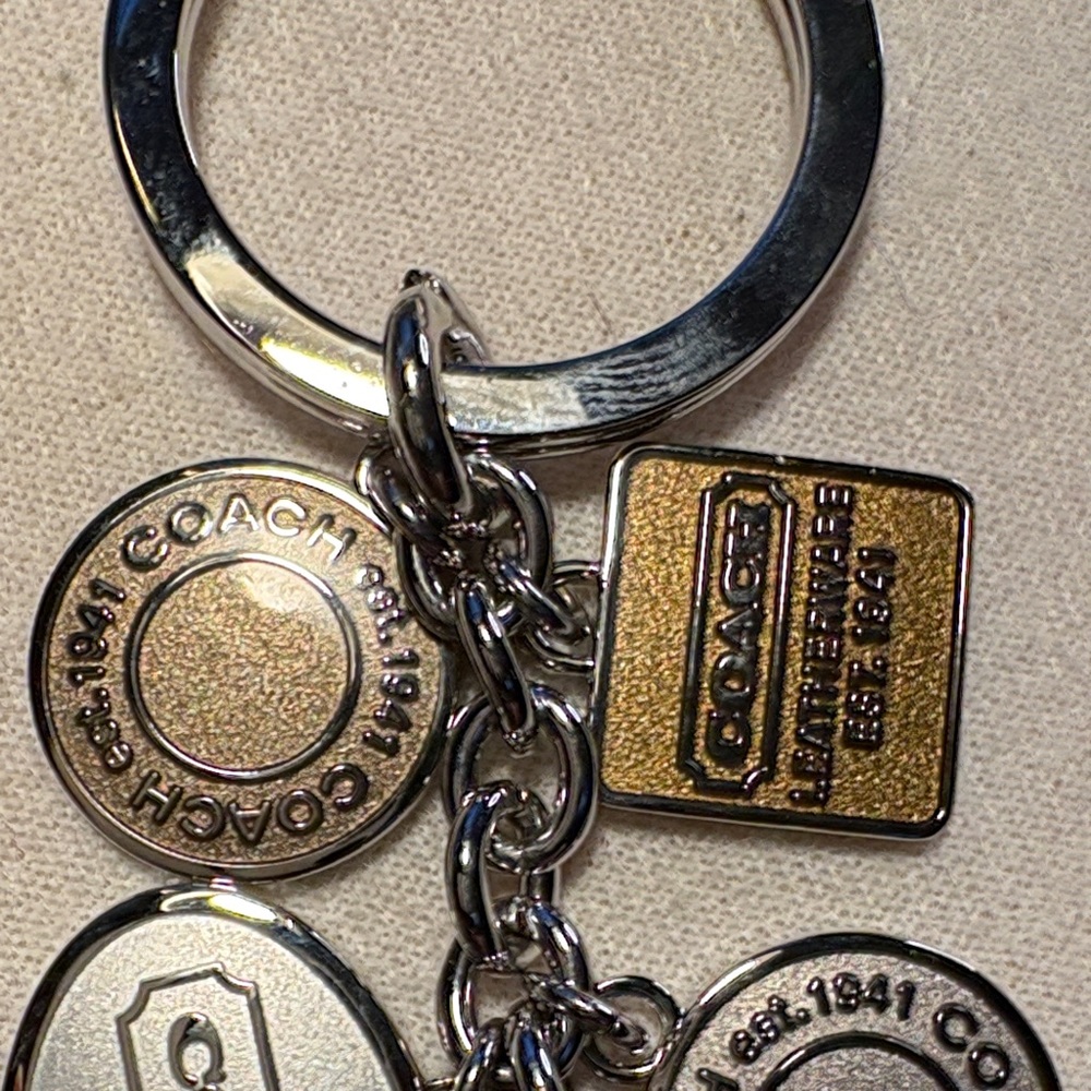 Coach Metallic Charm Keychain - Picture 6 of 7
